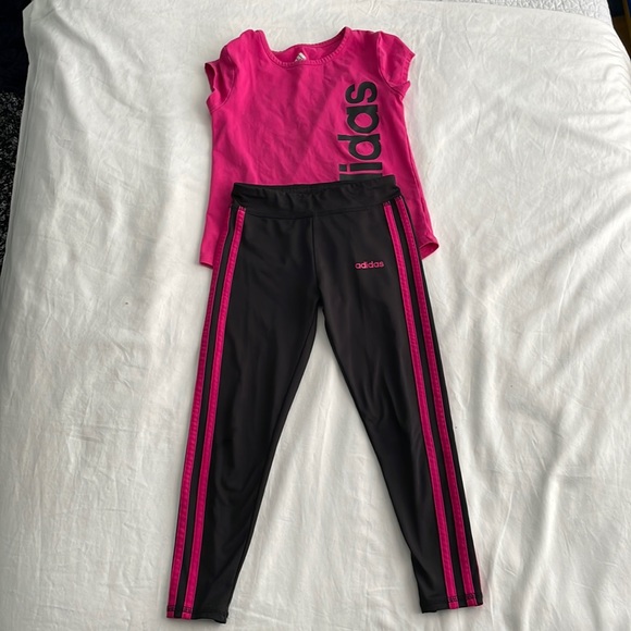 adidas Other - Adidas Girls Leggings Outfit Set